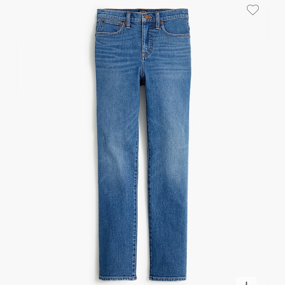 NWT J.Crew Essential straight jean in all-day stretch Size 28
